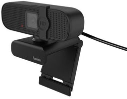 Hama C-400 - Webcam - Full HD 1080p 30fps - Afdekbare lens - Ingebouwde microfoon