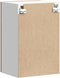 vidaXL - Keukenwandkast - Lucca - bewerkt - hout - oud - houtkleurig