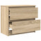 vidaXL - Tv-meubel - 60x35x54 - cm - bewerkt - hout - sonoma - eikenkleurig