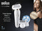 Braun Silk-épil 9 Flex 9-010 - Epilator met Flexibele Kop en SensoSmart - Wit/Goud
