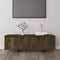 vidaXL - Tv-meubel - 120x30x40,5 - cm - bewerkt - hout - gerookt - eikenkleurig