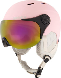 SINNER TYPHOON VISOR - Skihelm - Geïntegreerd vizier - Licht Roze - Maat S