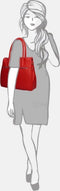 Gigi Fratelli Tablettas Romance Business Leer - rood