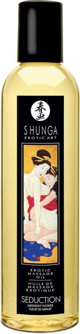 Shunga - Massageolie - Seduction Midnight Flower - 240 ml