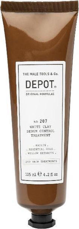 Depot - 207 White Clay Sebum Control Treatment - Talgcontrole - 125 ml