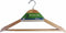 Kledinghangers Mondex Pak Ecologisch Natuurlijk Hout 3 Stuks (43 x 22,5 cm)