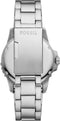 Fossil Blue FS6050 - Polshorloge - Staal - Ø 42 mm - Zilverkleurig