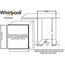 WHIRLPOOL W7IHP40LC - Inbouw vaatwasser 60cm - 15 couverts 40 dB(A) - zwart glas