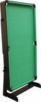 Cougar Hustle L opklapbare Pooltafel in Zwart/groen - 5ft. Poolbiljart tafel inclusief één set poolballen, triangel, 2 keuen, biljartkrijt en borstel - 153x76x79cm