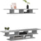 vidaXL - Tv-wandmeubelset - bewerkt - hout - betongrijs