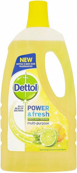 DETTOL Power & Fresh - Antibacteriële Allesreiniger - Doodt 99,9% bacteriën - Citroen (1000 ml)