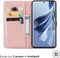 iMoshion Hoesje Geschikt voor Oppo Reno 10 Pro / Reno 10 Hoesje Met Pasjeshouder - iMoshion Mandala Bookcase - Rosé Goud