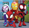 Clementoni Legpuzzel Super Color Vierkant Spidey and His Friends, 3x48st.