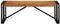 vidaXL - Salontafel - 100x50x35 - cm - massief - acaciahout