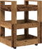 vidaXL - Keuken - Trolley - Oude - Hout - 60x45x80 - cm - Geengineerd - Hout