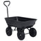 Tuinkiepwagen 300 kg 75 L zwart