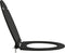 vidaXL - Snelle - Release - Toiletbril - met - Soft - Close - Duroplast - Zwart