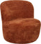 Fauteuil Marc - Roest - Stof Koper - Comfortabele Fauteuil