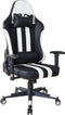Bureaustoel Thomas - gamestoel racing gaming stijl - zwart wit
