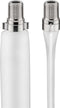 Goobay 11837 - F connector - 20 cm - Wit
