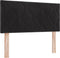 vidaXL - Hoofdbord - met - Diamantpatroon - in - het - Zwart, - 90 - cm, - Van - Velvet