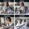 STAUS&BACH POWERNAP - Elektrische deken - 160W met 9 warmtestanden en timer - Antraciet