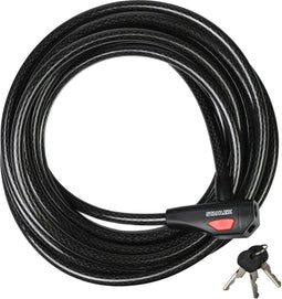 Stahlex Extra lang kabelslot - 10 meter - spatwaterdicht en slagvast - met 3 sleutels