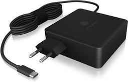 Icy Box IB-PS101-PD - Oplader - USB/TB Power Delivery max 90W - Zwart