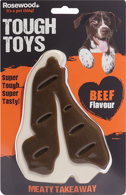 Rosewood Tough Toys Meaty Beef Takeaway Steak