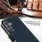 Selencia Samsung Galaxy S24 - Echt Lederen Bookcase - 3 Pashouders - Donkerblauw