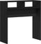 vidaXL - Zwarte - Eiken - Console - Tafel - - - 78x30x80 - cm - - - Gemaakt - van - Samengesteld - Hout