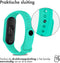 iMoshion Bandje Geschikt voor Xiaomi Mi Band 5 / 6 - iMoshion Siliconen band inkliksysteem ronde sluiting - Mintgroen