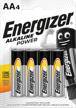 Energizer E300132900 - Alkalinebatterij 1.5V - LR6 / AA / R6 - Zilver