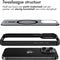 Accezz Rugged Frosted Backcover - MagSafe - Schokabsorberend - Zwart (iPhone 15 Pro)