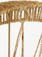 Mica Decorations Ludy Wandspiegel - H5 x Ø60 cm - Jute - Lichtbruin