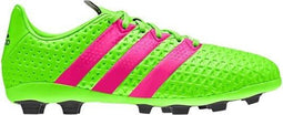 adidas ACE 16.4 FxG Voetbalschoenen - Maat 36 2/3 - Unisex - groen/roze