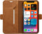 Dbramante1928 iPhone 13 Pro Max - Flip cover - Magneetsluiting en ruimte voor pasjes - Cognac
