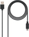 Nanocable 10.01.210 - USB A naar USB C - 0.5m - Zwart