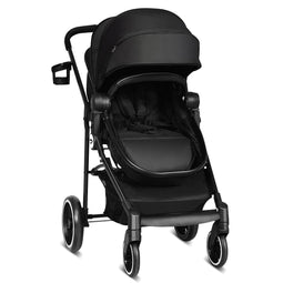 Coast 2-in-1 Kinderwagen - Hoge Landschapswagen - Omkeerbare Zitting - Grijs/Zwart