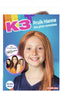 K3 verkleedaccessoire - pruik Hanne - met glitter extensions en speld