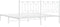 vidaXL - Bedframe - met - hoofdbord - metaal - wit - 180x200 - cm