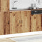 vidaXL - Spoelbakonderkast - Porto - 80x46x81,5 - cm - bewerkt - hout - oud - hout