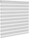 vidaXL - Zebra - rolgordijn - 140x150 - cm - stofbreedte - 135,9 - cm - lichtgrijs