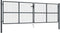 vidaXL - Gaaspoort - 400x175 - cm - gegalvaniseerd - staal - grijs