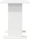 vidaXL - Eettafel - Wit - 110x60x75 - cm - Bewerkt - Hout