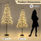Coast Lichtboom Kunstboom - 120 cm - 800 Warm Witte LED-lampjes - Zwart