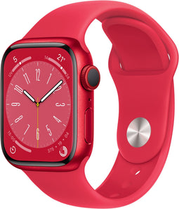 Apple Watch Series 8 - Smartwatch - GPS + Cellular - 41mm - Rood