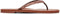 Roxy Janel - Dames Slippers - Leer en textiel - Chocolate (2020)