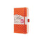 Sigel - notitieboek - A6 - Jolie Flair - hardcover - 174 pagina's - lijn - 80 grams papier - pompoen oranje - SI-JN124