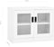 vidaXL - Kantoorkast - 90x40x70 - cm - staal - wit